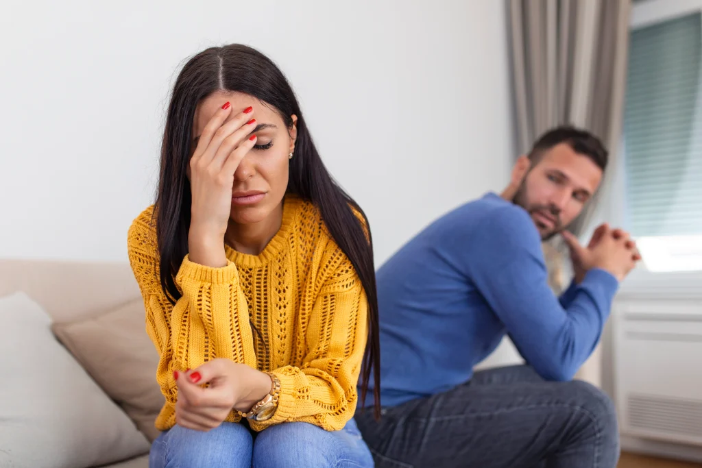 Couple fighting mid divorce over health insurance