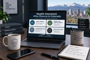 Health insurance after divorce in Colorado showing COBRA, marketplace and private PPO options